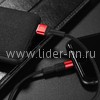 USB кабель Lightning 1.0м BOROFONE BX21 текстильный (графит) 2.4A