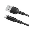 USB кабель Lightning 1.0м BOROFONE BX1 (черный) 2.0A