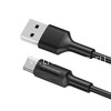 USB кабель для USB Type-C 1.0м BOROFONE BX1 (черный) 3A