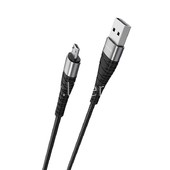 USB кабель micro USB 1.0м BOROFONE BX32 текстильный (черный) 5.0A USB кабель micro USB 1.0м BOROFONE BX32 текстильный (черный) 5.0A