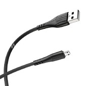 USB кабель micro USB 1.0м BOROFONE BX37 (черный) 2.4A USB кабель micro USB 1.0м BOROFONE BX37 (черный) 2.4A