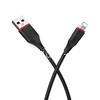 USB кабель Lightning 1.0м BOROFONE BX17 (черный) 2.4A