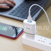 СЗУ Micro USB 1 USB выход 18W Quick Charge 3.0 (6V-3.0A/9V-2.0A/12V-1.5A) HOCO C12Q (белый)
