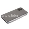 Чехол-книжка для Samsung Galaxy A51 Brauffen (горизонтальный флип) серебро (пакет)