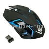 Мышь беспроводная NAKATOMI Gaming RF MROG-20UR игровая 6 кнопок/встроенный аккумулятор (черная)