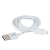 USB кабель  micro USB 1.0м  (без упаковки) 2.4A (белый)