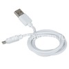 USB кабель  micro USB 1.0м  (без упаковки) 2.4A (белый)
