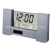 Часы-будильник Perfeo City PF-S2056 время, температура, дата (серебро)