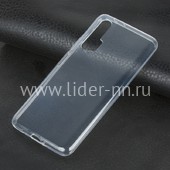 Задняя панель для Huawei Nova 6 Силикон  прозрачная (пакет)