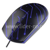 Мышь проводная PERFEO MAZE 1200 DPI; RGB подсветка (черная) Мышь проводная PERFEO MAZE 1200 DPI; RGB подсветка (черная)