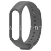 Силиконовый ремешок для Xiaomi Mi Band 3/Mi Band 4 (серый)