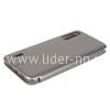 Чехол-книжка для Xiaomi Redmi Mi9 Lite Brauffen (горизонтальный флип) серебро (пакет)