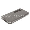 Чехол-книжка для Xiaomi Mi Note 10 Brauffen (горизонтальный флип) серебро (пакет)