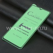 Защитное стекло на экран для Samsung Galaxy A41 CERAMICS (без упаковки) черное