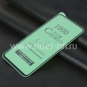 Защитное стекло на экран для Huawei P40 Lite CERAMICS (без упаковки) черное