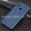 Задняя панель для Huawei Honor 10 Lite Силикон матовый (синяя)