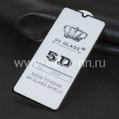 Защитное стекло на экран для Samsung Galaxy A41 5-10D (без упаковки) черное