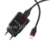СЗУ Lightning 1 USB выход (2100mAh/5V) BOROFONE BA20A (черный)