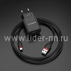 СЗУ Lightning 1 USB выход (2100mAh/5V) BOROFONE BA20A (черный)