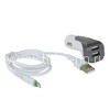 АЗУ Lightning 2 USB выхода (2400mAh) MAIMI T20 (белый)