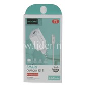 СЗУ Micro USB 1 USB выход (2400mAh/5V) MAIMI T7 (белый)