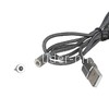 USB кабель micro USB 1.0м MAIMI X30 магнитный (графит) 3A