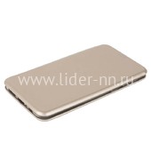 Чехол-книжка для Xiaomi Redmi 9A Brauffen (горизонтальный флип) золото (пакет)