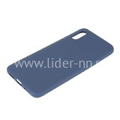 Задняя панель для Xiaomi  Redmi 9A Силикон матовый (синяя)