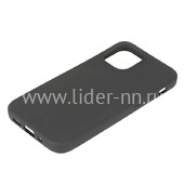 Задняя панель для  iPhone 12 Pro Max 6.7"  Силикон матовый (черная) Задняя панель для  iPhone 12 Pro Max 6.7"  Силикон матовый (черная)