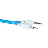 Кабель AUX 3.5 на 3.5 Am-Am  (1м) 3-х контактный ПРОЗРАЧНЫЙ круглый ELTRONIC синий (в коробке) Кабель AUX 3.5 на 3.5 Am-Am  (1м) 3-х контактный ПРОЗРАЧНЫЙ круглый ELTRONIC синий (в коробке)