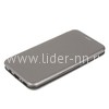 Чехол-книжка для Samsung Galaxy M31 Brauffen (горизонтальный флип) серебро (пакет)
