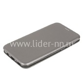 Чехол-книжка для Samsung Galaxy M21 Brauffen (горизонтальный флип) серебро (пакет) Чехол-книжка для Samsung Galaxy M21 Brauffen (горизонтальный флип) серебро (пакет)
