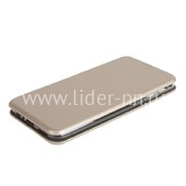 Чехол-книжка для Huawei Honor 9A Brauffen (горизонтальный флип) золото (пакет)