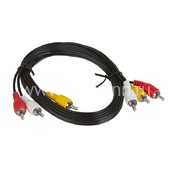 Кабель соединительный VS 3xRCA(M)-3xRCA(M). 1.0 м. Кабель соединительный VS 3xRCA(M)-3xRCA(M). 1.0 м.