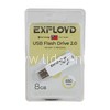 USB Flash 8GB Exployd (650) белый