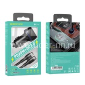 АЗУ Type-C 2 USB выхода 12W (2400mAh) BOROFONE BZ14 (черный)