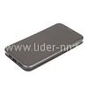 Чехол-книжка для iPhone 12/12 Pro (6.1") Brauffen (горизонтальный флип) серебро (пакет)