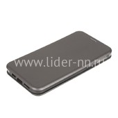 Чехол-книжка для iPhone 12 Pro Max (6.7") Brauffen (горизонтальный флип) серебро (пакет) Чехол-книжка для iPhone 12 Pro Max (6.7") Brauffen (горизонтальный флип) серебро (пакет)