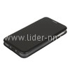 Чехол-книжка для iPhone 12 Mini (5.4") Brauffen (горизонтальный флип) черная (пакет)