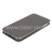 Чехол-книжка для iPhone 12 Mini (5.4") Brauffen (горизонтальный флип) серебро (пакет) Чехол-книжка для iPhone 12 Mini (5.4") Brauffen (горизонтальный флип) серебро (пакет)