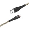 USB кабель Lightning 1.0м BOROFONE BX25 текстильный (черный) 2.4A