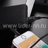 USB кабель Lightning 1.0м BOROFONE BX20 текстильный (черный) 2.0A