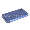 Чехол-книжка для Samsung Galaxy A01/M01 Brauffen (горизонтальный флип) синяя (пакет)