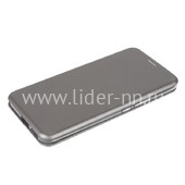 Чехол-книжка для Xiaomi Redmi Mi 10 Lite Brauffen (горизонтальный флип) серебро (пакет)