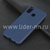 Задняя панель для Huawei Honor  9X Lite Силикон матовый (синяя)