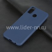 Задняя панель для Huawei Honor  9X Lite Силикон матовый (синяя)