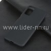Задняя панель для Xiaomi  POCO M3 Силикон матовый (черная)