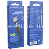 USB кабель для USB Type-C 1.0м BOROFONE BX41 МАГНИТНЫЙ (черный) 3.0A