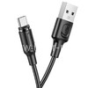 USB кабель для USB Type-C 1.0м BOROFONE BX41 МАГНИТНЫЙ (черный) 3.0A