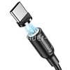 USB кабель для USB Type-C 1.0м BOROFONE BX41 МАГНИТНЫЙ (черный) 3.0A